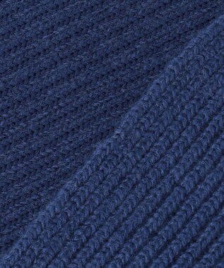 ICB L 【洗える】 ソフトカシミヤミックス ドルマンスリーブニット サックスブルー系