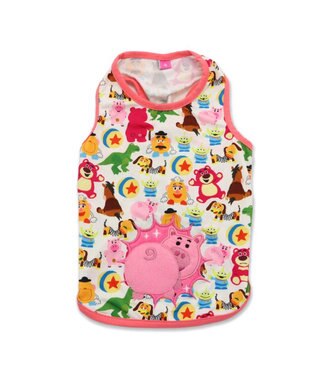 PET PARADISE ディズニー トイ・ストーリー ばん！柄 クール タンクトップ エイリアン/ ハム  小型犬 ハム