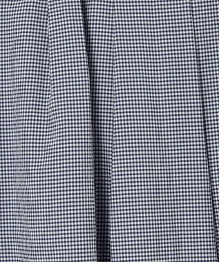 J.PRESS LADIES 【洗える】アセVis ギンガム スカート ネイビー系3