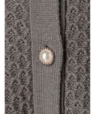 Green Parks ・Ｐｅｔｉｔ　Ｆｌｅｕｒ　ビッグカラーニットカーデ Gray