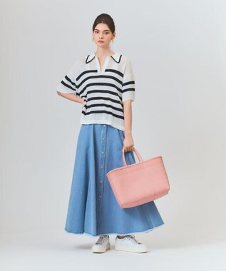 GRACE CONTINENTAL PUP  メルカドバッグM ピンク