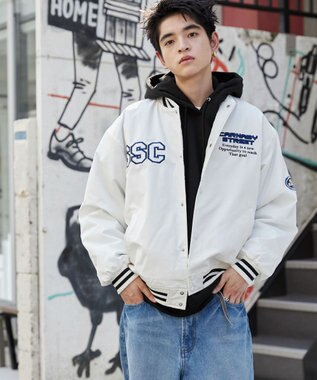 WEGO パテッドワッペンスタジャン ホワイト