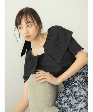 earth music&ecology ビッグカラーカットプルオーバー