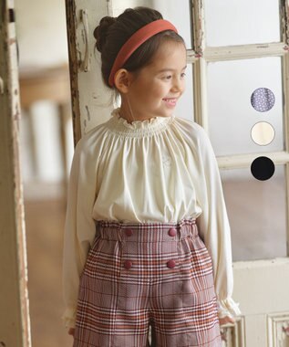 組曲 KIDS 【150-160cm】シャーリング Tシャツ エクリュ系