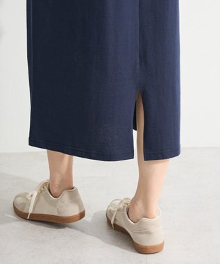 Green Parks ラガーシャツワンピース Navy