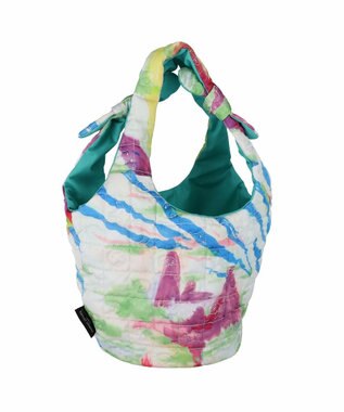 tsumori chisato CARRY Yama Kumo ハンドバッグ トートバッグ リバーシブル Sサイズ グリーン