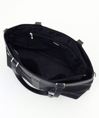 LA BAGAGERIE コンビ2WAYトートバッグ Mサイズ ネイビー
