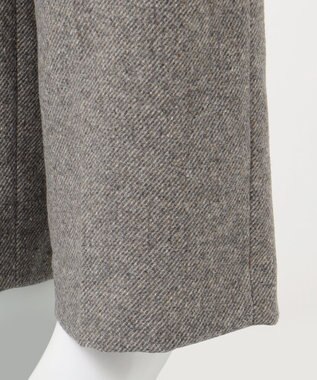 23区 S 【エステータ】シルクネップツイード パンツ グレージュ系