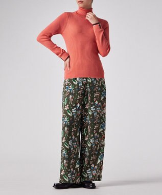 Paul Smith Number Floral ワイドパンツ カーキ