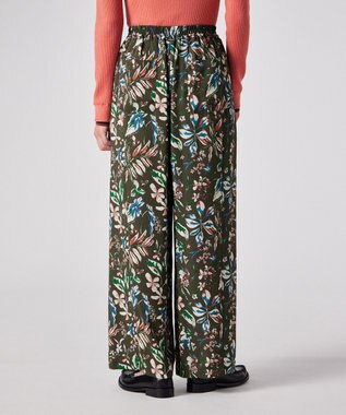 Paul Smith Number Floral ワイドパンツ カーキ