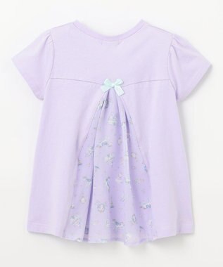 ANY KIDS 接触冷感 しろくま バックシャン Tシャツ ラベンダー×ユニコーン