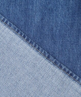 ICB 【WEB限定・洗える】コットンソフトデニム ジャケット ブルー系