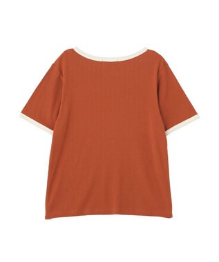 AMERICAN HOLIC 【PENNEY'S】配色リンガーTシャツ Orange