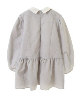 Green Parks ef-de 衿取り外しペプラムブラウス Light Gray