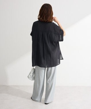 Green Parks タック入りオーバーサイズシャツ Off White