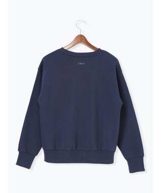 Te chichi プレート付き裏毛PO ネイビー