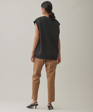 UNFILO MENS 【男女兼用】バルキー ニットベスト カーキ