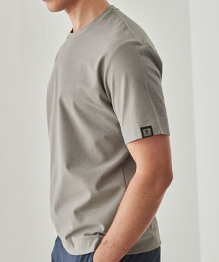 GOTAIRIKU キングサイズ登場【サラサラ/高通気】仕事で着られる 鹿の子 BIZ Tシャツ ベージュ系