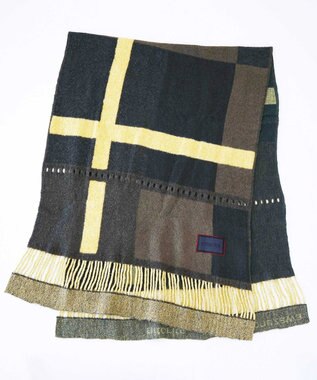 nitorito 【3WAY/秋冬向け/UNISEX】wadachi チェック柄 ストール khaki