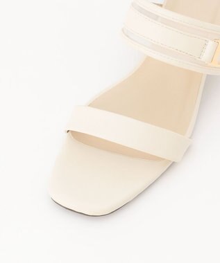 ANY SIS 【23.0~24.0cm】シアーメタルバックルヒール サンダル オフ