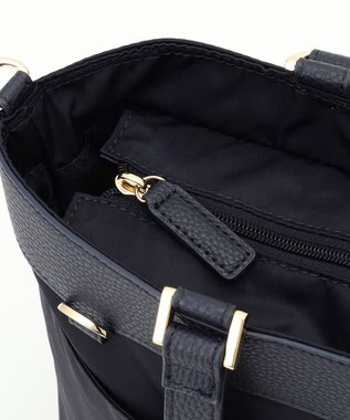 LA BAGAGERIE コンビ2WAYトートバッグ Mサイズ ネイビー