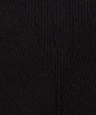 GRACE CONTINENTAL リブニットトップ ブラック