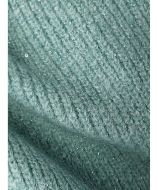 Green Parks ・Ｐｅｔｉｔ　Ｆｌｅｕｒ　ラメ＆スパンコールニット Green