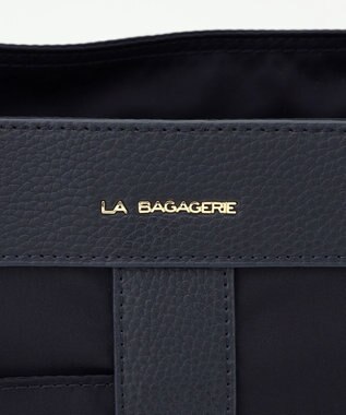 LA BAGAGERIE コンビ2WAYトートバッグ Mサイズ ネイビー