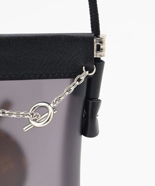 ICB ポーチ付きサングラス ブラウン系