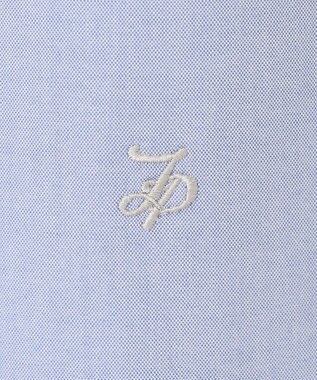 J.PRESS LADIES 【洗える】PINオックス ボタンダウン シャツ ブルー系