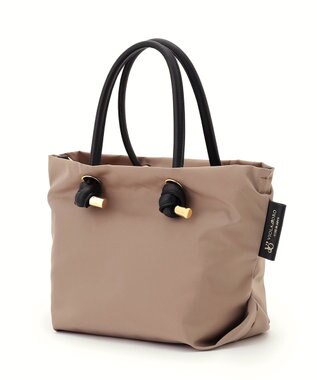 23区 VIOLAd'ORO 2WAY ナイロン トートバッグ (Sサイズ) ベージュ系