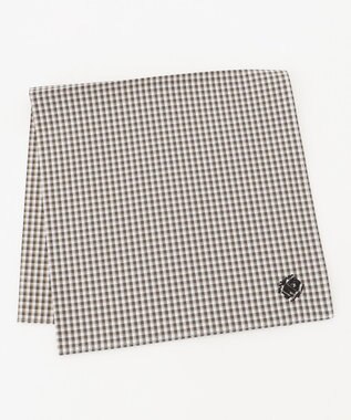 J.PRESS MEN オーバル刺繍ハンカチ/カジュアル ブラウン系3