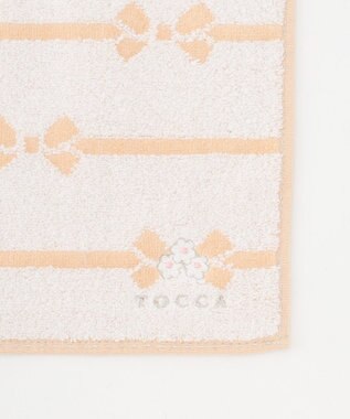 TOCCA BORDER RIBBON TOWELCHIEF タオルハンカチ ホワイト系