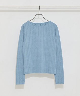 earth music&ecology ぽこぽこプルオーバー Blue