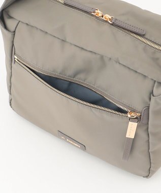 LA BAGAGERIE メタルバックル　ボックスショルダー　Sサイズ グレージュ