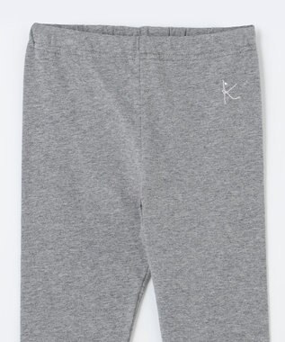 組曲 KIDS 【110-140㎝】ベア天 レギンス グレー系