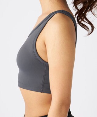 OP／FILA 【Ocean Pacific】バックオープンブラトップ チャコールグレー