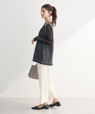 Green Parks ２ｗａｙデニムベスト Black