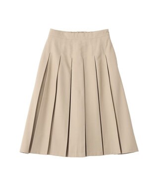 earth music&ecology タックプリーツミディスカート Light Beige