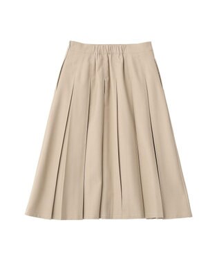 earth music&ecology タックプリーツミディスカート Light Beige