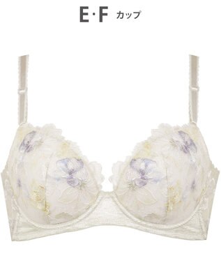 Wing ブラジャー 背中の段差をスムージング バストの脇流れをブロック 脇高設計(バック) 【後ろ姿きれいブラ】 ブラ KB2718 ウイング／ワコール シェルベージュ