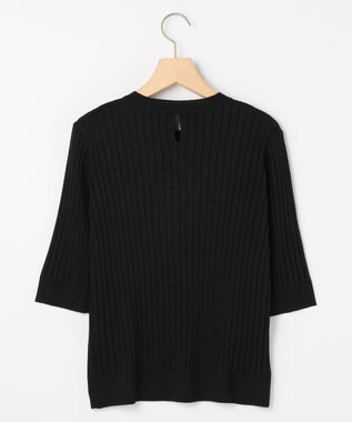 組曲 S ラメアンサンブル ニット ブラック系