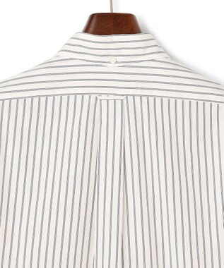 J.PRESS MEN 【SUPIMAコットン使用】マルチストライプブロードシャツ / B.D. アイボリー系1