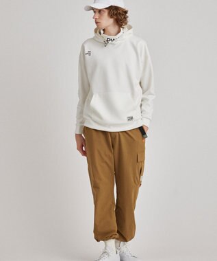 PW CIRCULUS 【MEN】スエード調 デタッチャブルフーディ ホワイト系