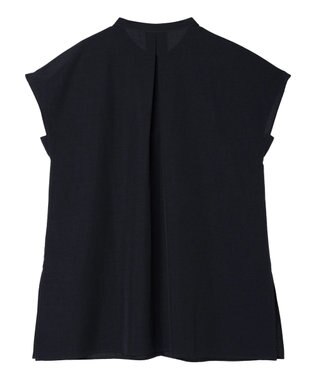 Green Parks 接触冷感　比翼ボタンチュニック Navy