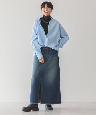 AMERICAN HOLIC デニムＡラインスカート Indigo