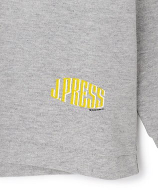 J.PRESS MEN 【J.PRESS ORIGINALS】【UNISEX】Cotton Jersey Small Logo Long Sleeve T-shirt ライトグレー系