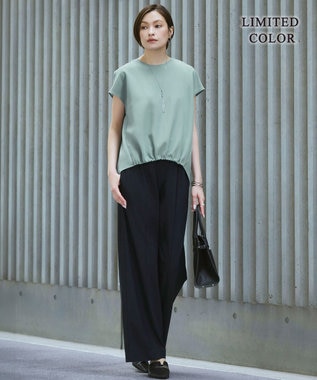 ICB L 【WEB限定カラーあり】マットスキューバ トラックワイドパンツ ネイビー［WEB限定］