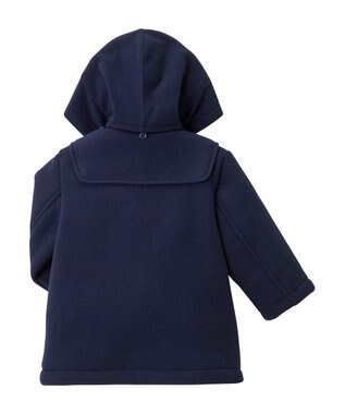 MIKI HOUSE HOT BISCUITS 【80-120cm】 フリースボンディング ダッフルコート 紺