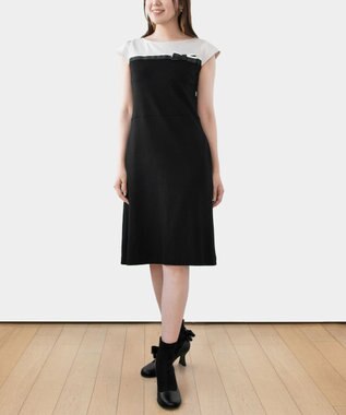 TOCCA 【WEB限定＆洗える】RIBBONSTICK ドレス ブラック系